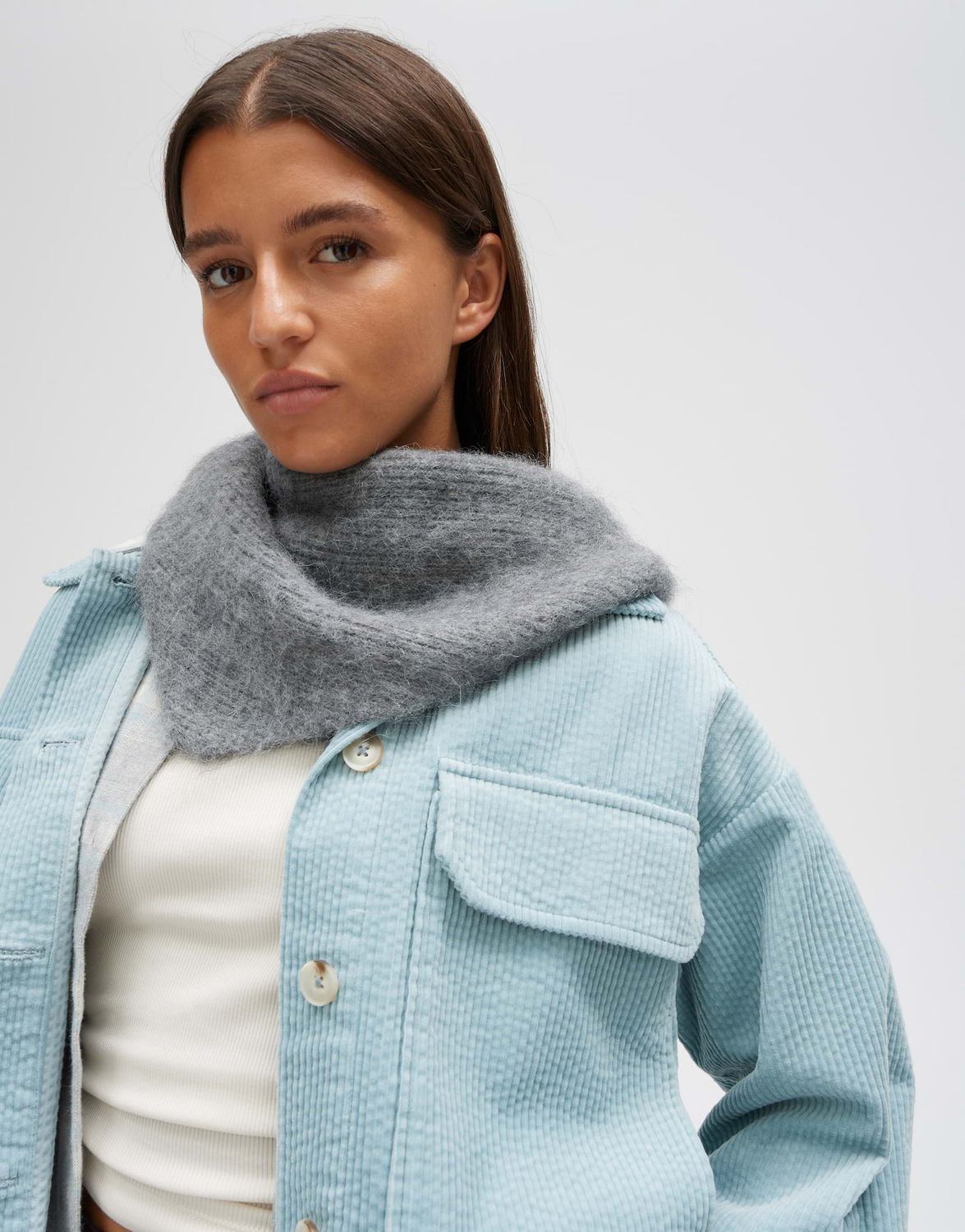 Opus Amaribel scarf Grijs 10621414486106