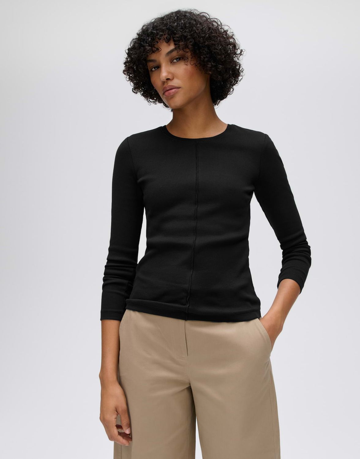 Opus Sadalie Zwart longsleeve