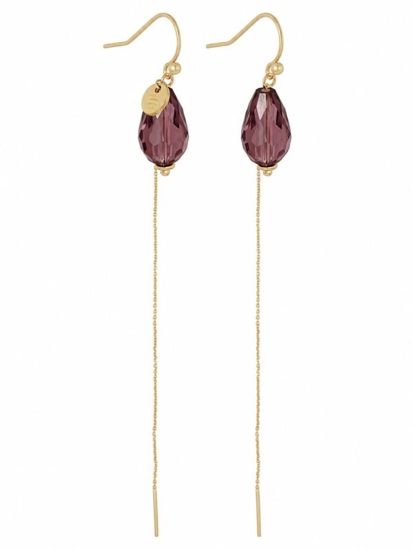Ellen Beekmans Lange facet drops oorbellen / auberg Multi OOR644438811