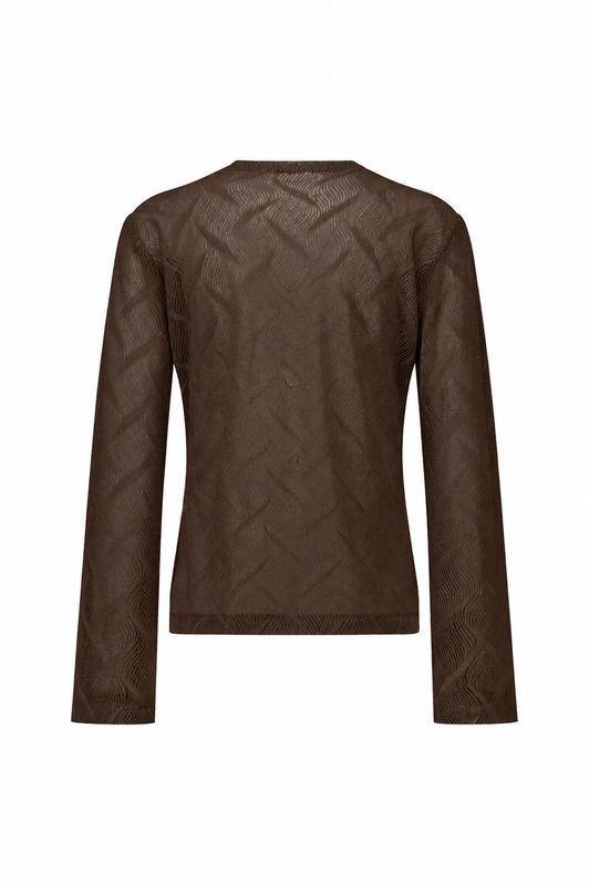 Studio Anneloes Reagan flaire lace top Bruin 14111