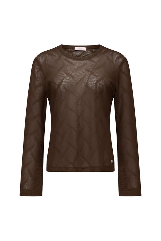 Studio Anneloes Reagan flaire lace top Bruin 14111