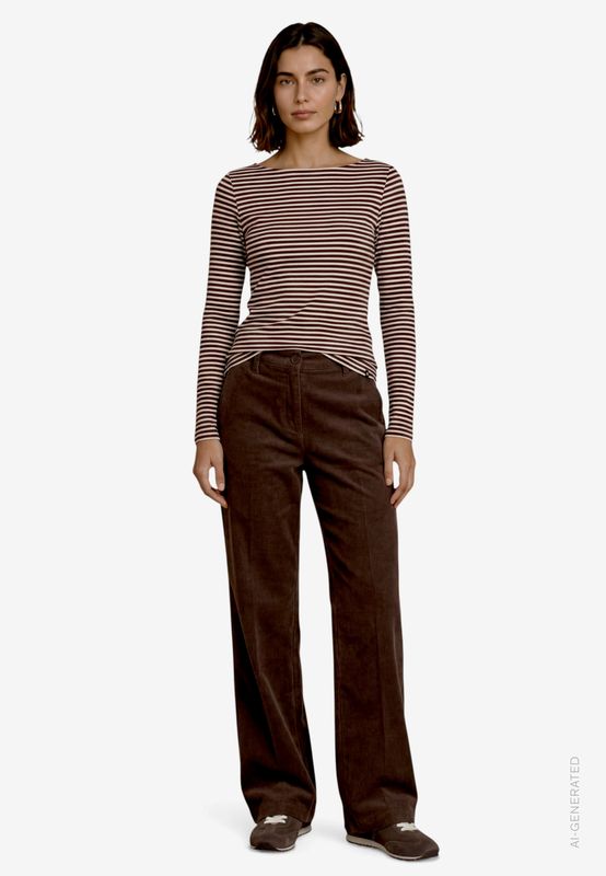 Zero Hose Casual 1/1 Länge Bruin 110-10004319