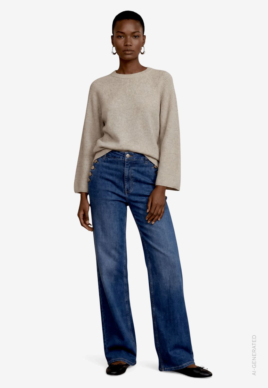Zero Hose Jeans 1/1 Länge Blauw 110-10004257