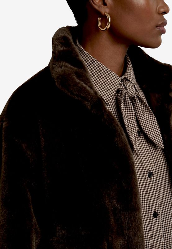 Zero Jacke Plüsch Bruin 110-10004251