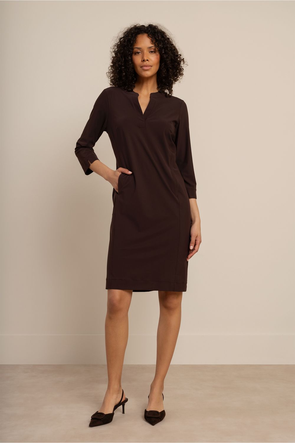 Studio Anneloes Simplicity dress Bruin 94816