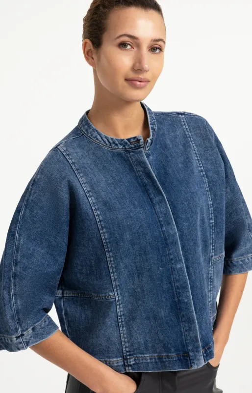 YaYa Denim blouse Blauw 01-201249-609