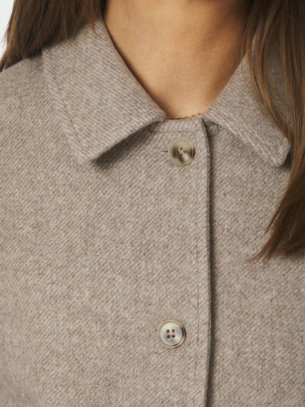 Neo Noir Hamra Herringbone Twill Jacket Beige 168855