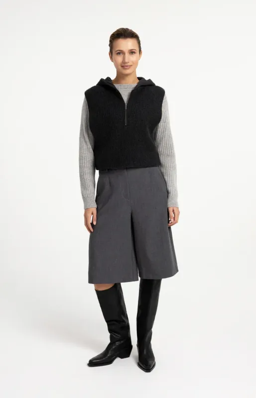 YaYa Lange bermudashort Grijs 01-321045-609