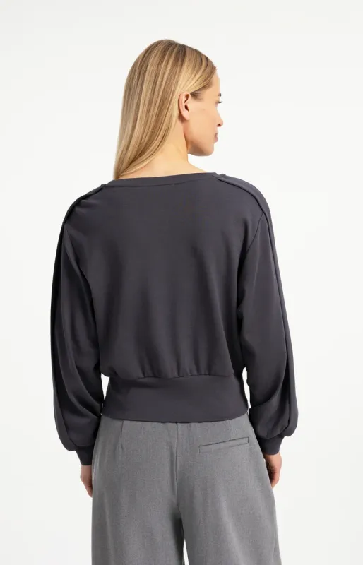 YaYa Lichtgewicht sweater Zwart 01-109129-609