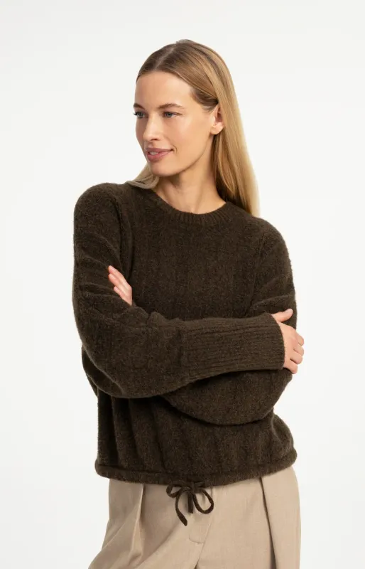 YaYa Trui met trekkoord Bruin 01-000631-609