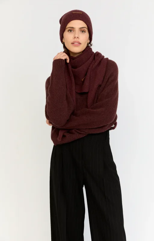 Moscow Shawl viscose Rood 42-07-Scarf