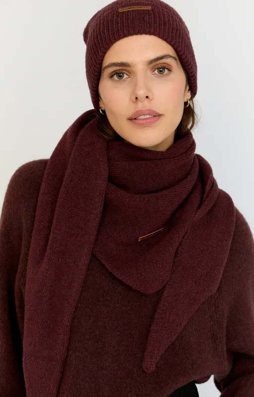 Moscow Shawl viscose Rood 42-07-Scarf