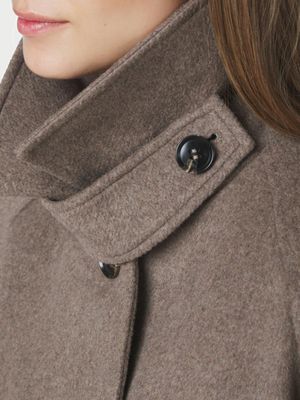 Neo Noir Keaton Wool Coat Bruin 165499