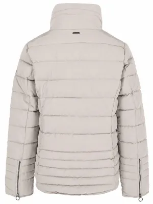 Covered Ria gewatteerde jas beige – achterkant