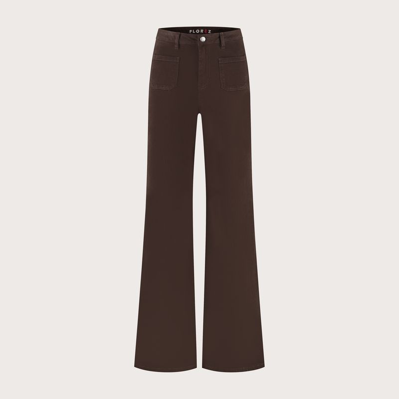 Florez Ana Flared Pocket Bruin CR0103