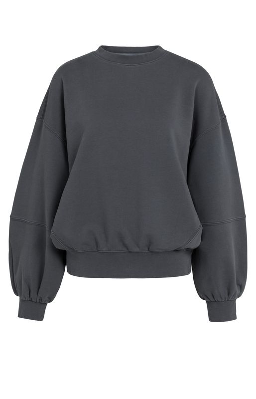 YaYa Sweater met ballonmouwen Zwart 01-109130-609