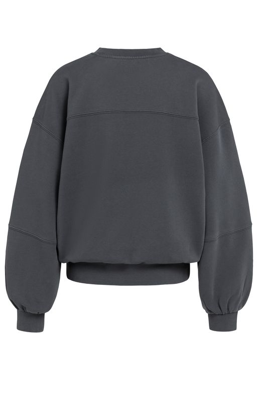 YaYa Sweater met ballonmouwen Zwart 01-109130-609