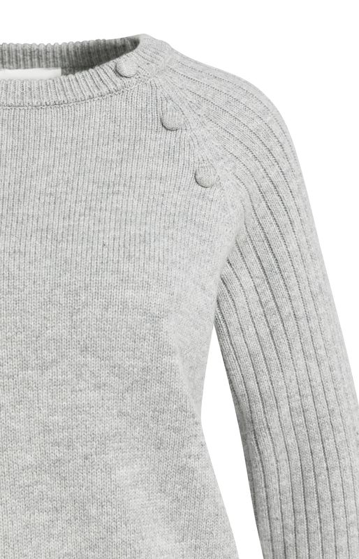 YaYa Trui met ribgebreide mouwen Grijs 01-000641-609
