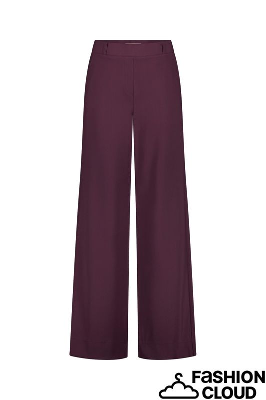 Studio Anneloes Lexie bonded trousers Paars 14204