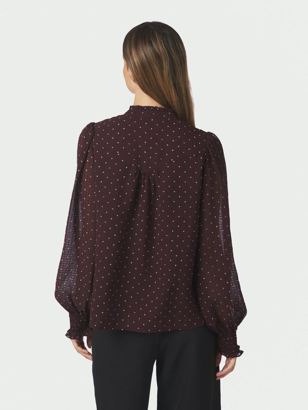 Neo Noir Astrida Dotted Blouse Rood 170798