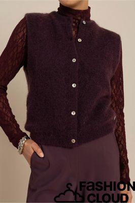 Studio Anneloes Bibi sls cardigan Paars 14450