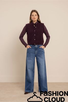 Studio Anneloes Bibi sls cardigan Paars 14450