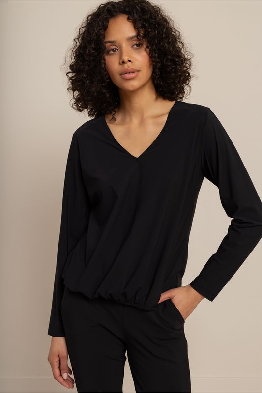 Studio Anneloes Vicky LS shirt Zwart 94858