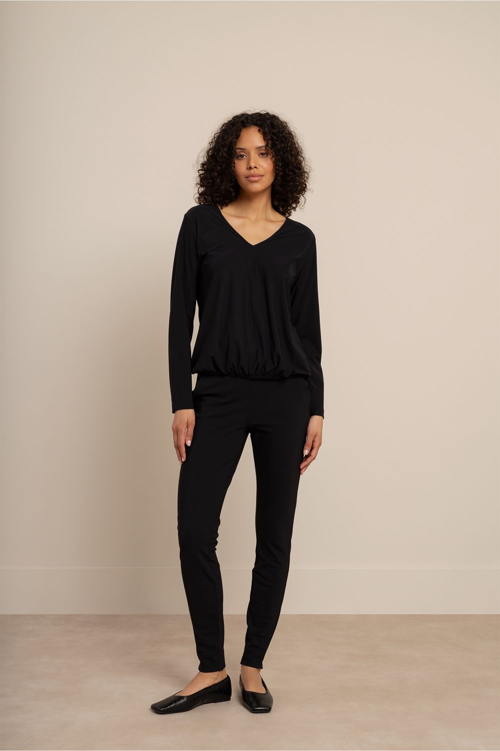 Studio Anneloes Vicky LS shirt Zwart 94858