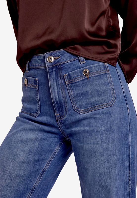 Zero Hose Jeans 1/1 Länge Blauw 110-10004258