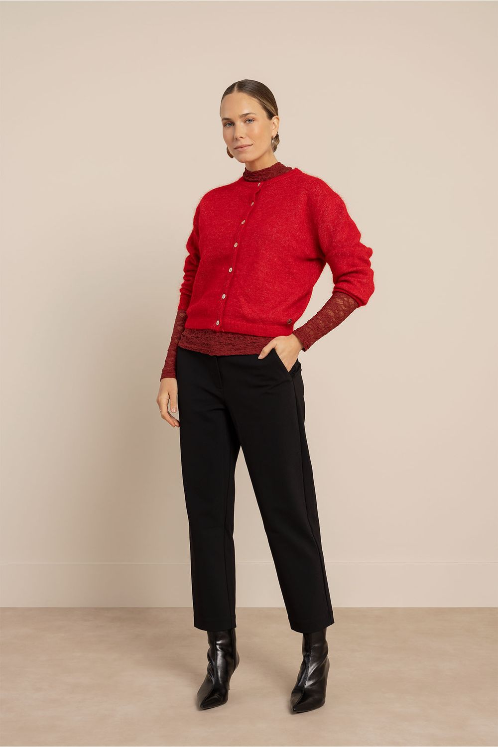 Studio Anneloes Bibi cardigan Rood 14408