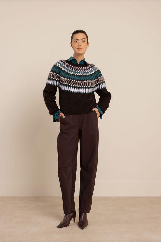 Studio Anneloes Femmy fairisle pullover Multi 14230