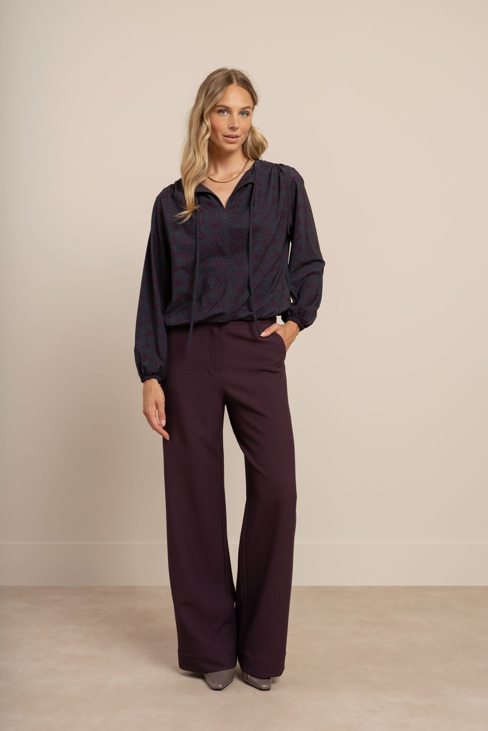 Studio Anneloes Wendy flower blouse Rood 14246