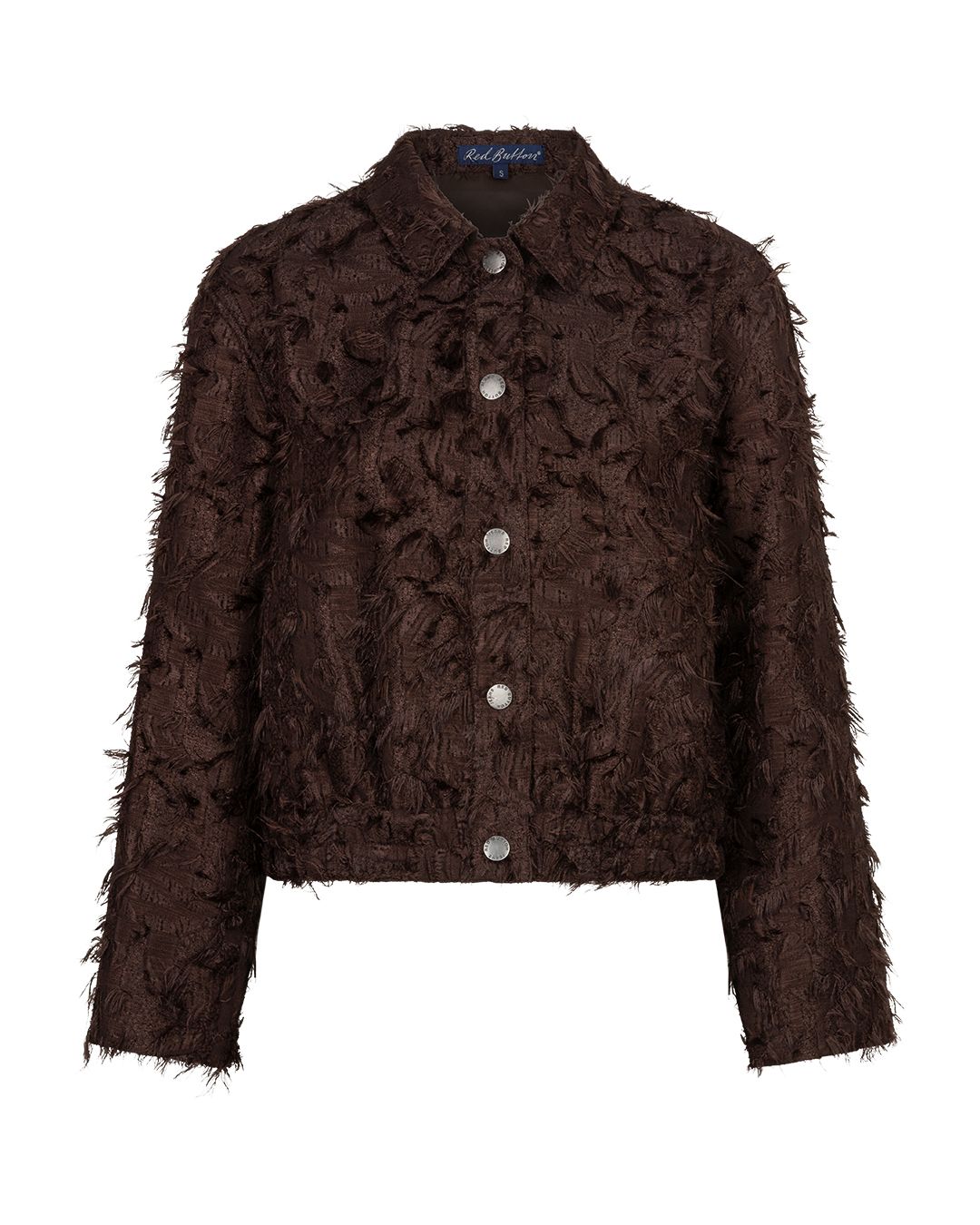 Red Button Bomber fringes Bruin SRB5064