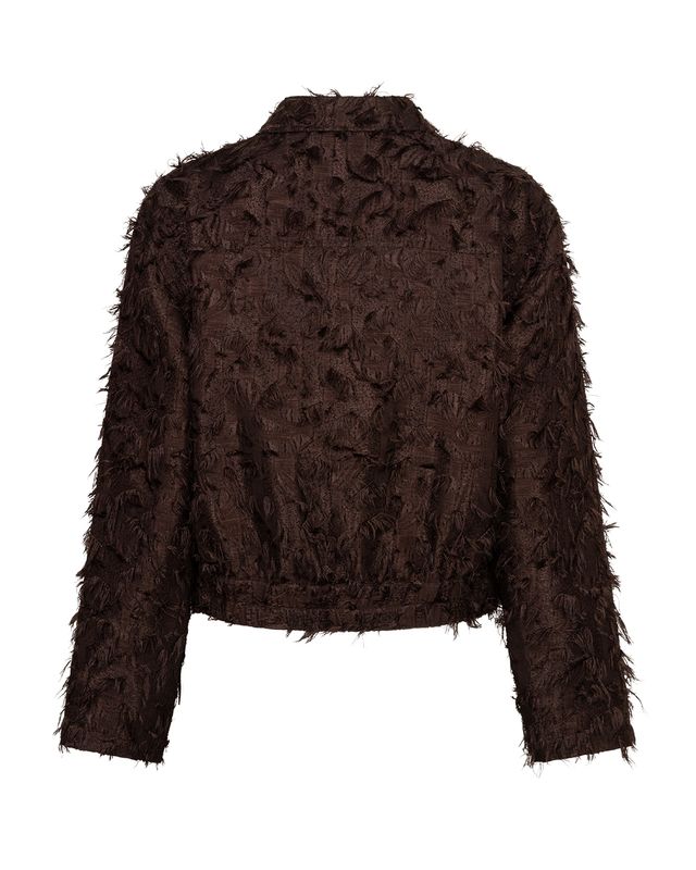 Red Button Bomber fringes Bruin SRB5064