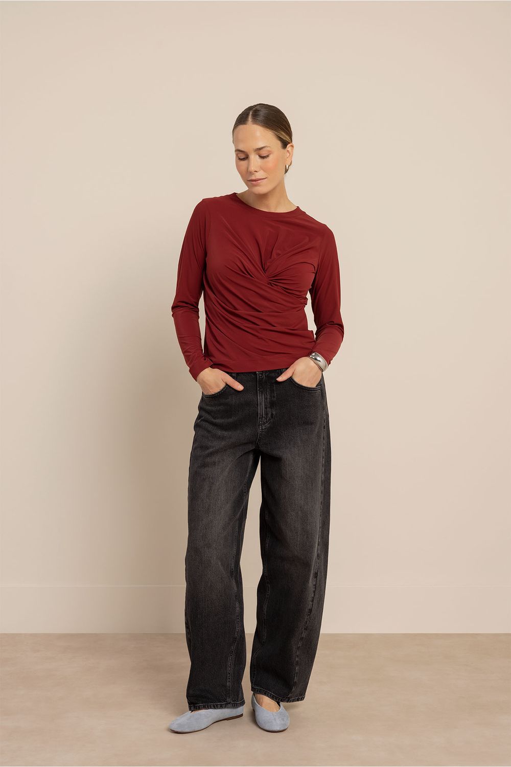 Studio Anneloes Frenkie balloon trousers Grijs 14337