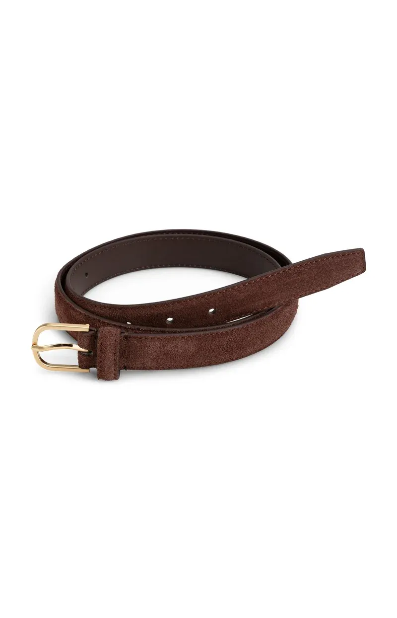 YaYa Su?de riem met fijne gesp Rood 03-403072-610
