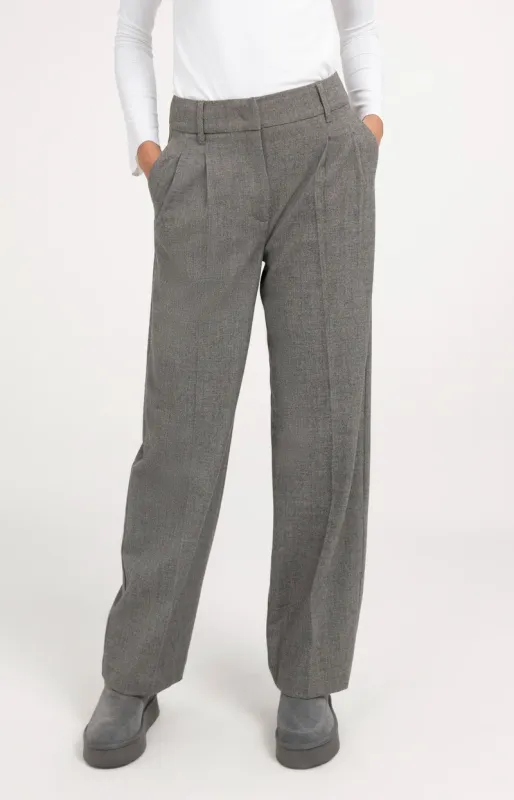 YaYa Zachte geweven pantalon Grijs 01-301291-610