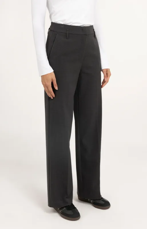 YaYa Pantalon met rechte pijpen Zwart 01-301296-610