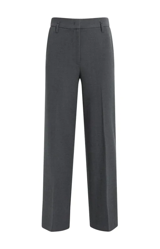 YaYa Pantalon met rechte pijpen Zwart 01-301296-610