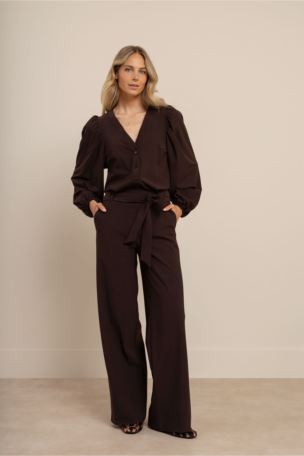 Studio Anneloes Cherie jumpsuit Bruin 94854