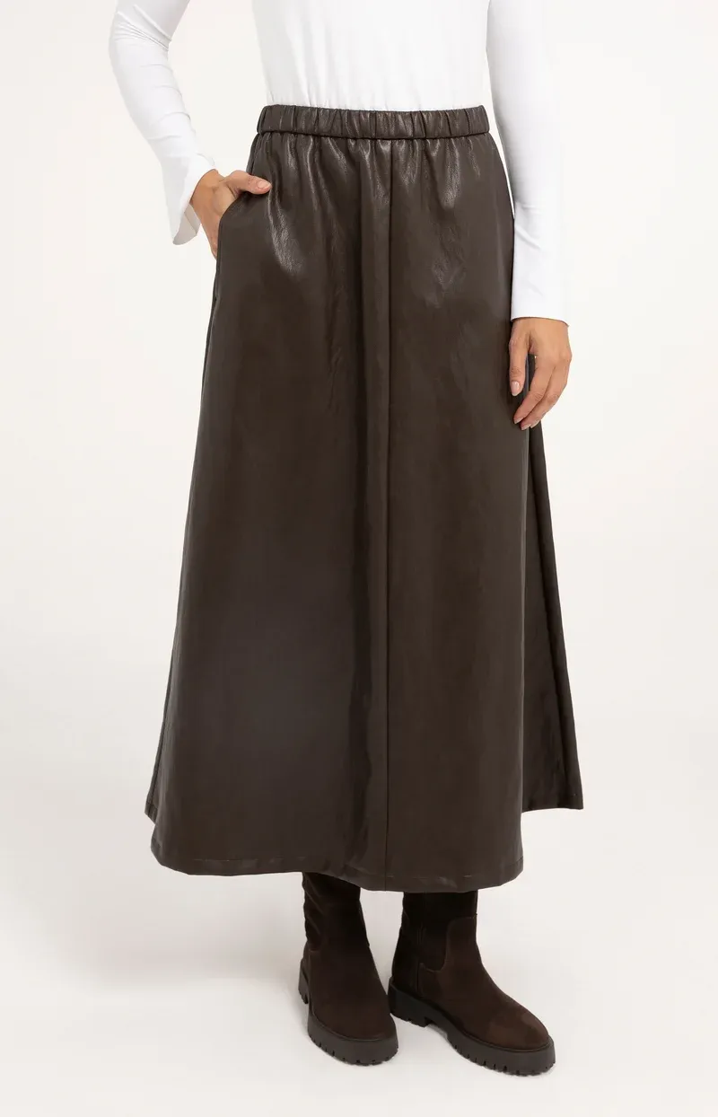 YaYa Midirok van imitatieleer Bruin 01-409085-610