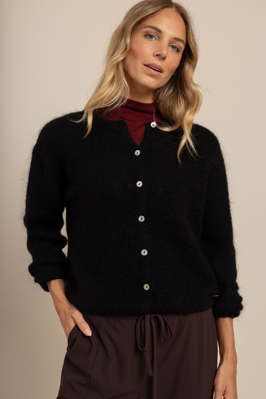 Studio Anneloes Bibi cardigan Zwart 14408