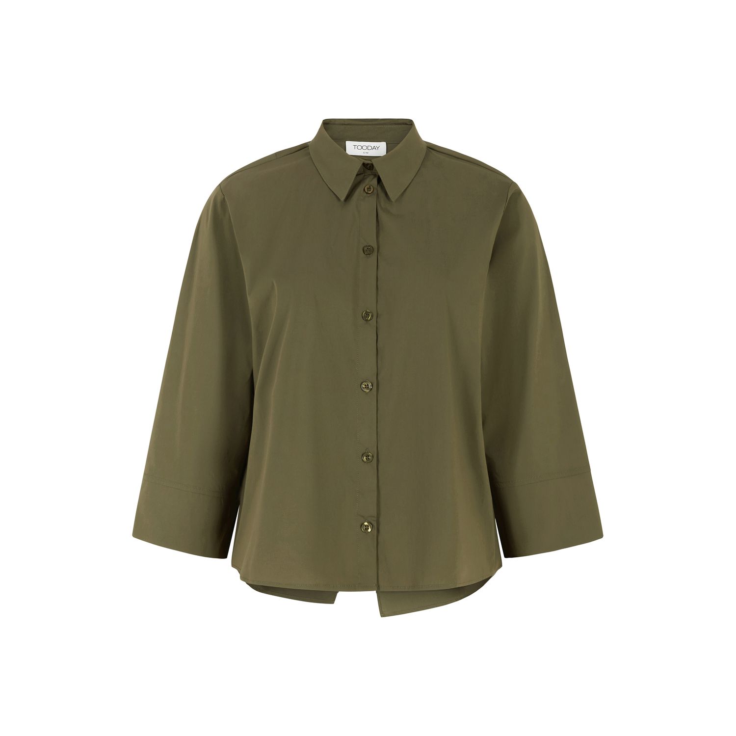 Tooday TDAmara 3/4 Slit Shirt Groen TD426-110