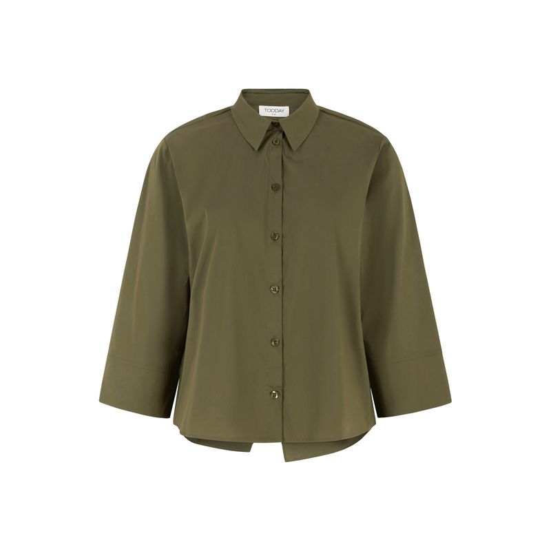 Tooday TDAmara 3/4 Slit Shirt Groen TD426-110