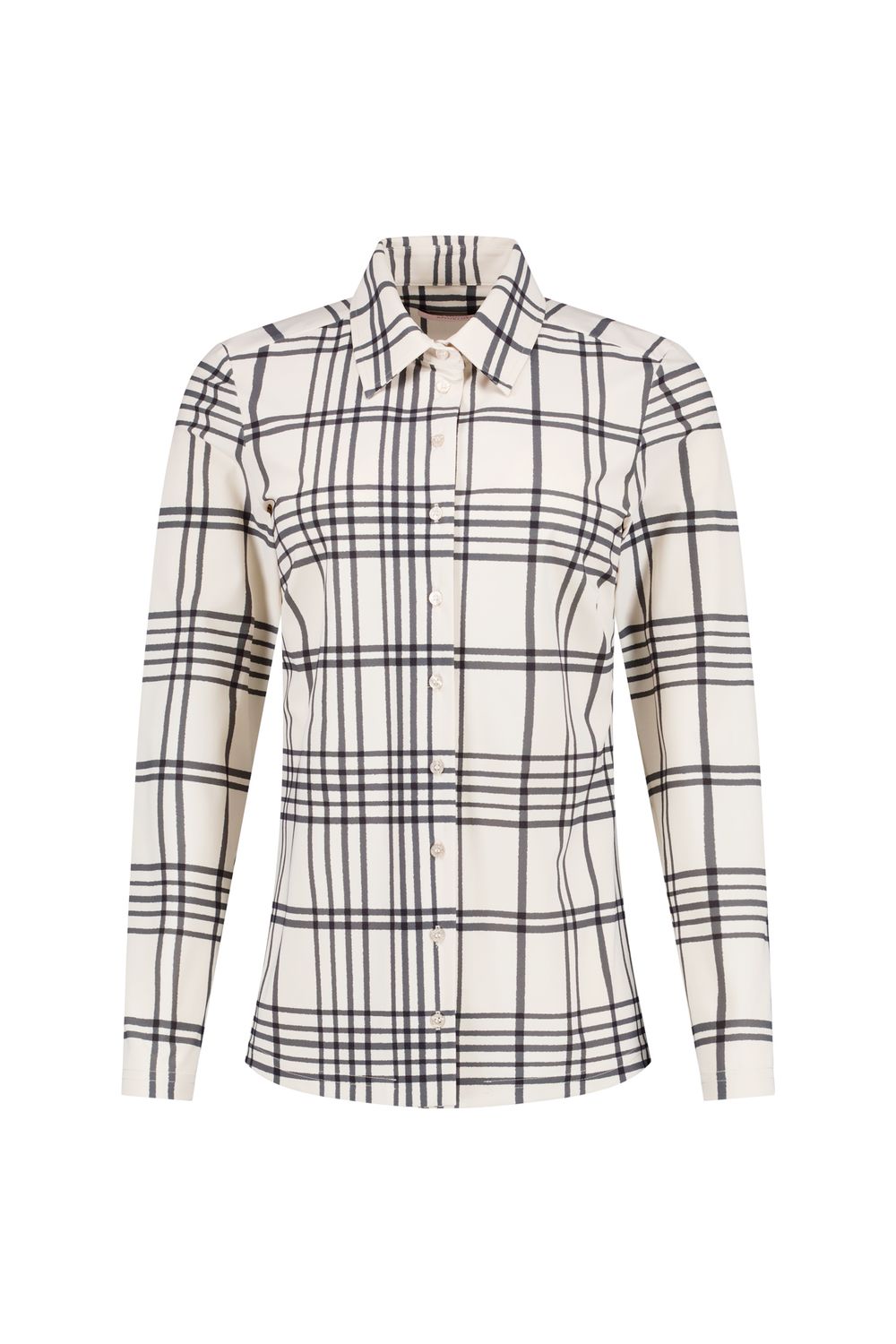 Studio Anneloes Poppy check shirt grijs – voorkant
