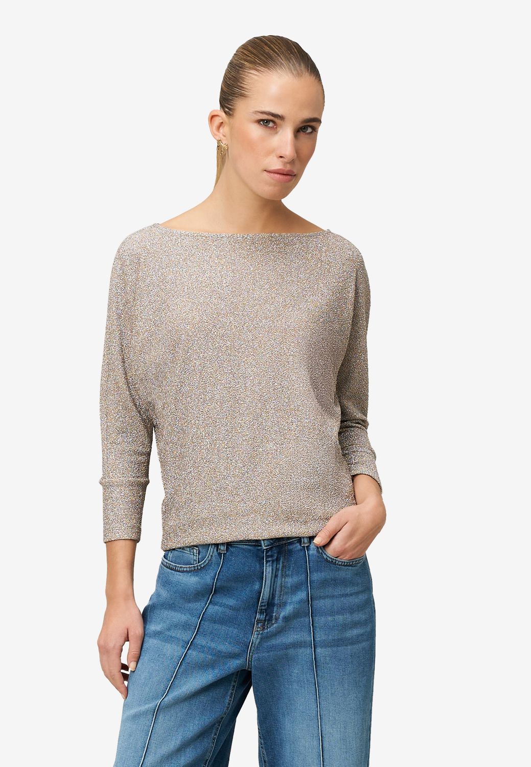 Zero Shirt Kurz 3/4 Arm Beige 110-10003586