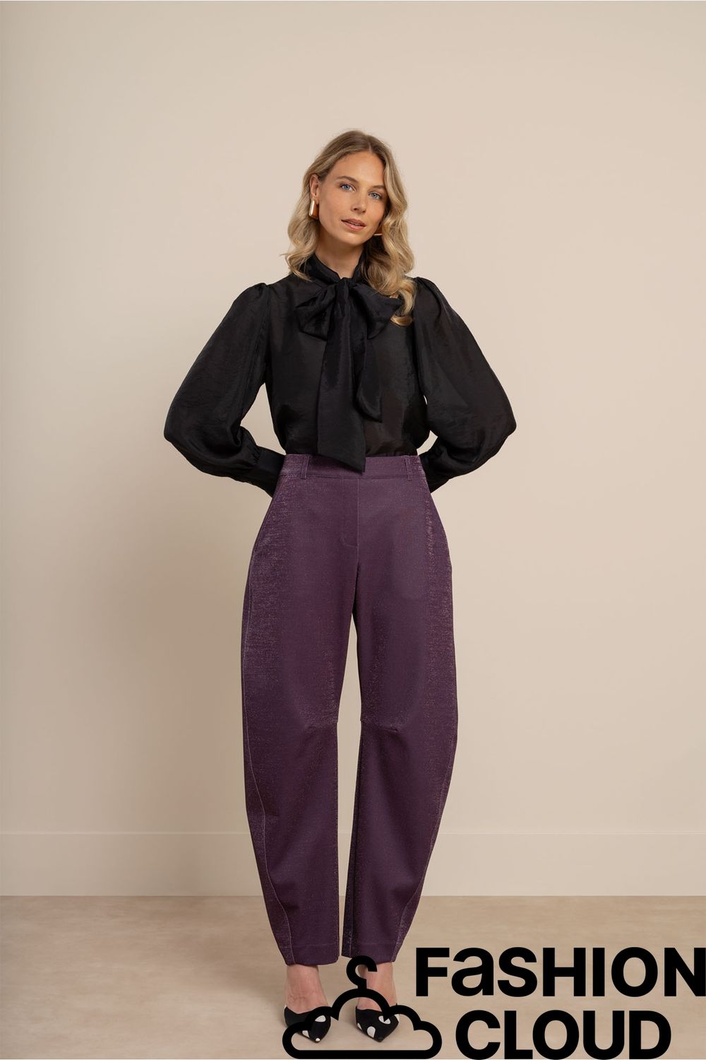 Studio Anneloes Marije blouse Zwart 14470