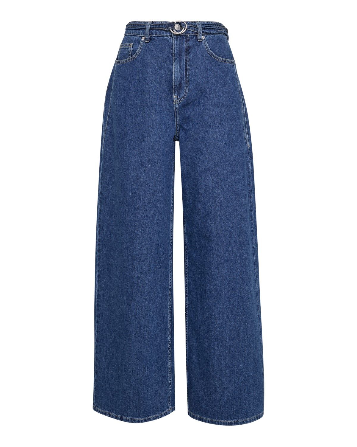 MSCH Copenhagen MSCHLoa Lis HW Boxy Wide Jeans Long Blauw 20203
