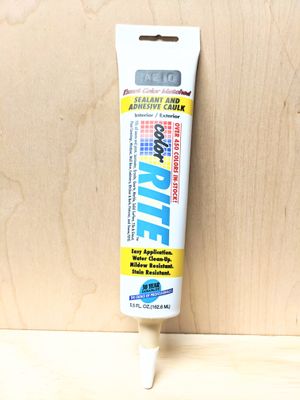 Color Rite Sealant and Adhesive Caulk, Color Matched, 5.5 oz