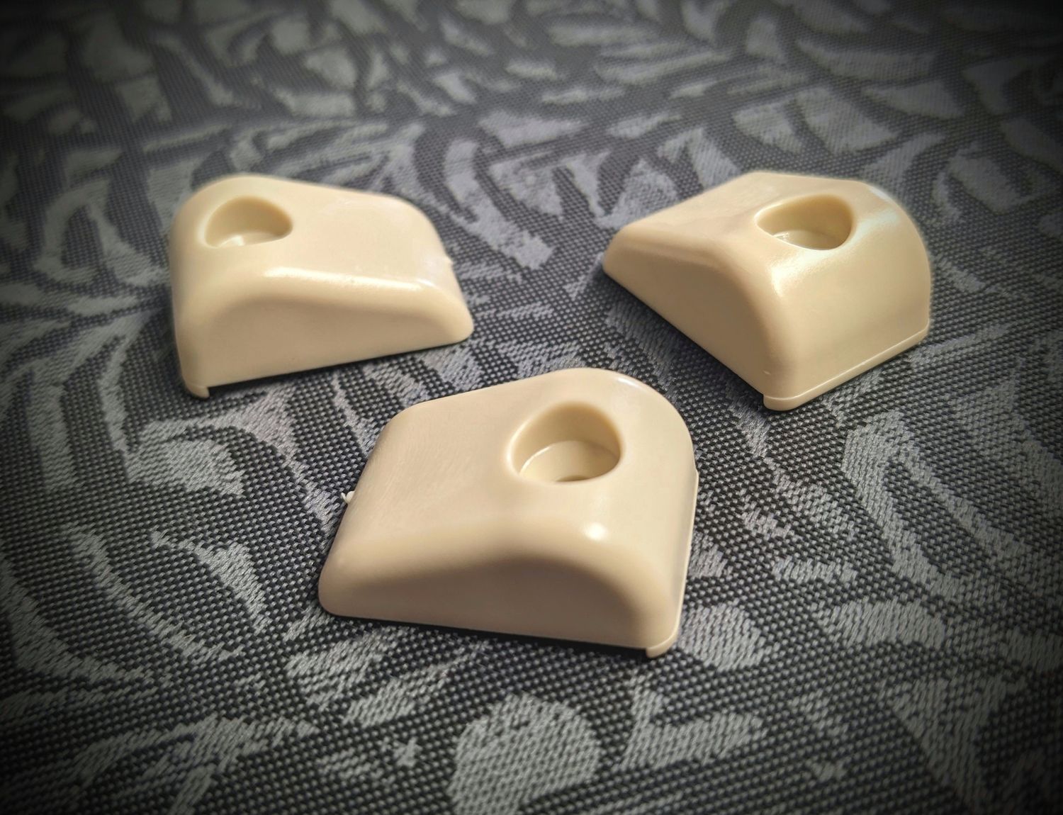 Drawer Slide Bumper for Roll-Out Shelves, Beige (10 pcs/bag)